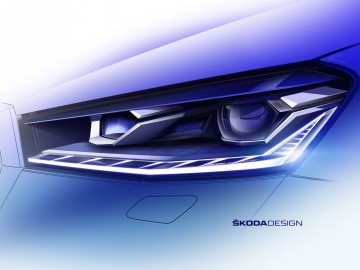  Nowa Skoda Fabia na szkicach